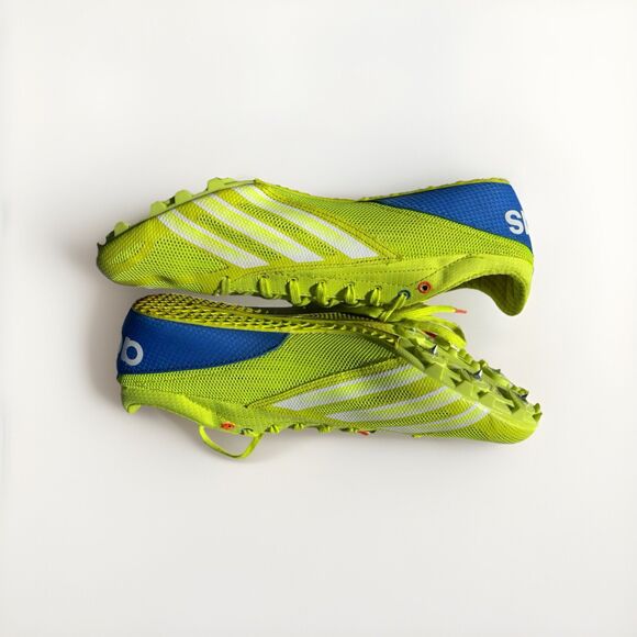 Adidas Sprint Star 4 Mens Size 9.5 Yellow Running Track & Field Spikes Shoes - Picture 9 of 10